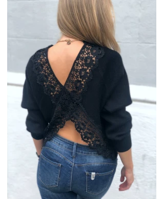 Pullover donna, nero