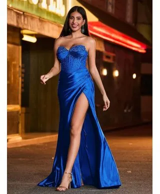 Abito da cerimonia blu royal - Lia
