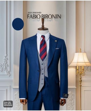 Abito uomo, con gilet reversibile - Tony