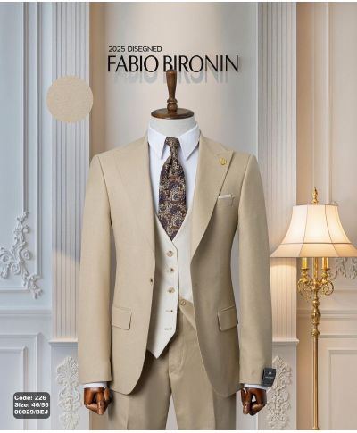 Abito uomo, con gilet reversibile - Tony