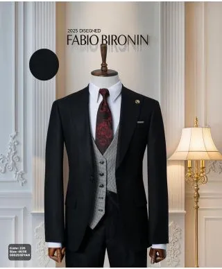 Abito uomo, con gilet reversibile - Tony