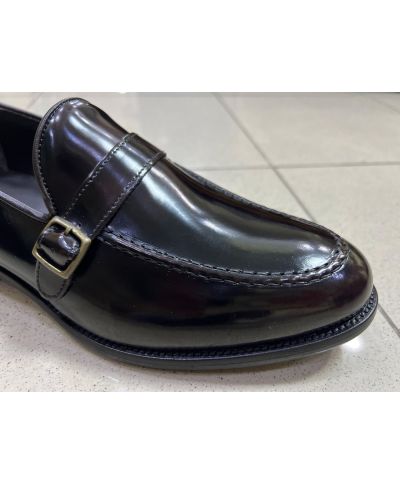Mocassini con fibbia, castagno - Henrik - Scarpe uomo online - Goglfun.it