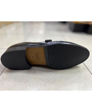 Mocassini con fibbia, castagno - Henrik