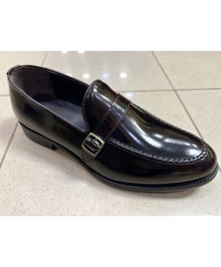 Mocassini con fibbia, castagno - Henrik - Scarpe uomo online - Goglfun.it