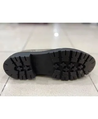 Scarpe ingegnere alte in pelle - Felice