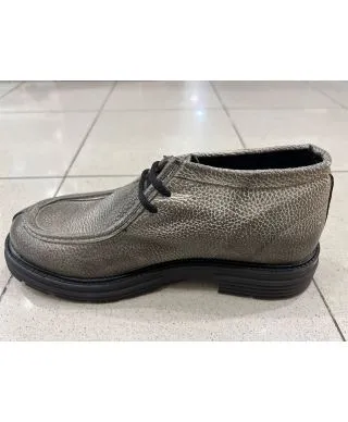 Scarpe ingegnere alte in pelle - Felice