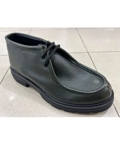 Scarpe ingegnere alte in pelle - Felice