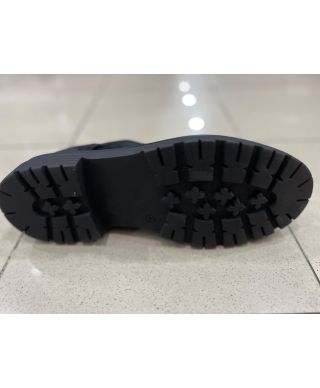 Francesina nera in camoscio - Reims