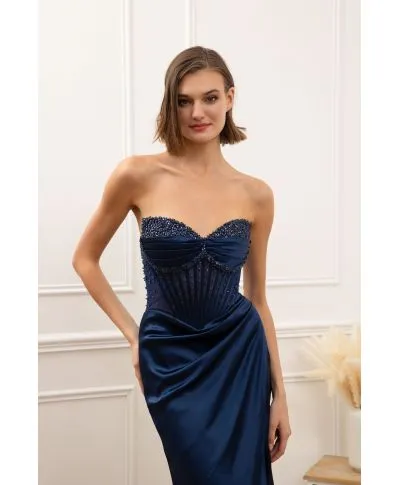 Abito da cerimonia a sirena - Lia - Migliori abiti da cerimonia online - Gogolfun.it