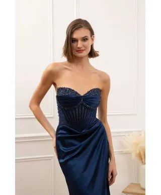 Abito da cerimonia a sirena - Lia - Migliori abiti da cerimonia online - Gogolfun.it