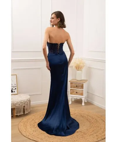 Abito da cerimonia a sirena - Lia - Migliori abiti da cerimonia online - Gogolfun.it