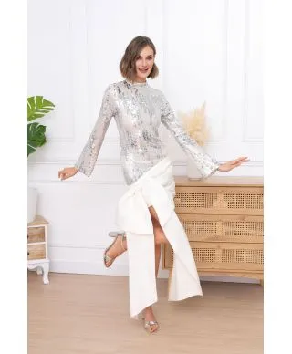 Vestito corto elegante bianco - Anita - Vestiti corti da cerimonia - Gogolfun.it