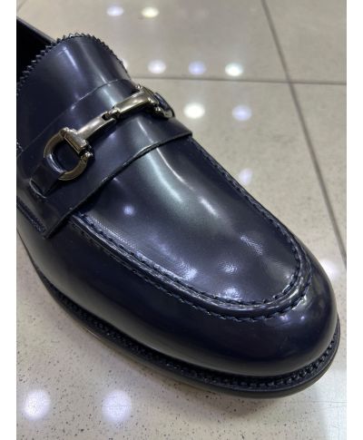 Mocassino nero, Gioiello - Made in Italy