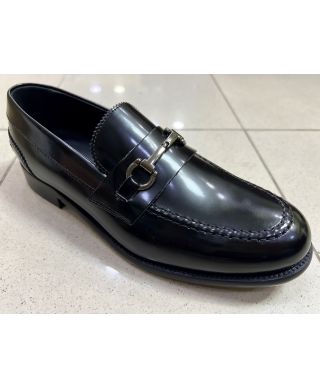 Mocassino nero, Gioiello - Made in Italy