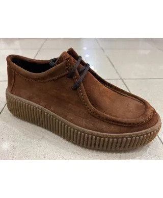 Scarpa allacciata in camoscio - Panzer - Scarpe uomo online - Gogolfun.it