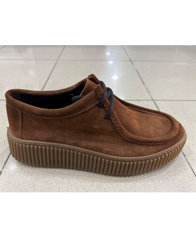 Scarpa allacciata in camoscio - Panzer - Scarpe uomo online - Gogolfun.it