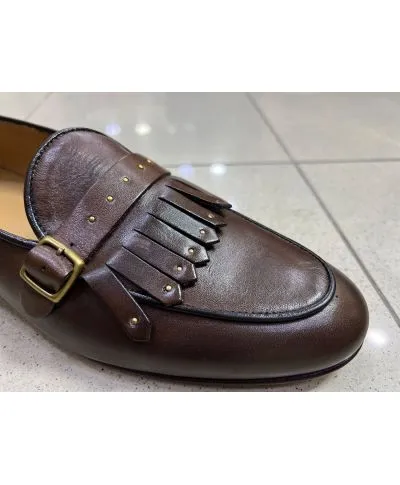 Mocassino uomo marrone, modello Rupert