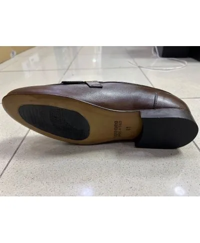 Mocassino uomo marrone, modello Rupert