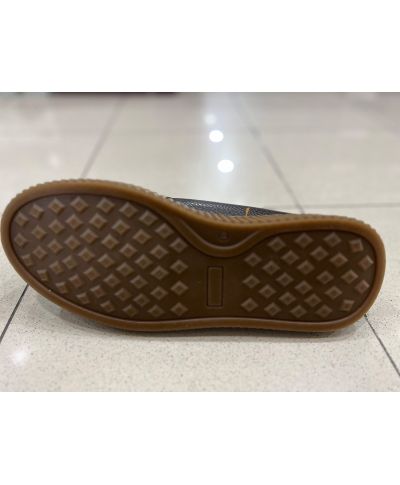 Stringata uomo marrone, bottolata - Panzer