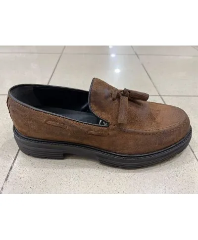 Mocassino scamosciato, Mauro - Vera pelle