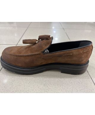 Mocassino scamosciato, Mauro - Vera pelle
