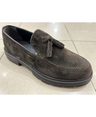 Mocassino scamosciato, Mauro - Vera pelle