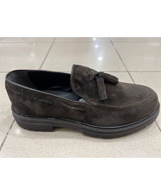 Mocassino scamosciato, Mauro - Vera pelle