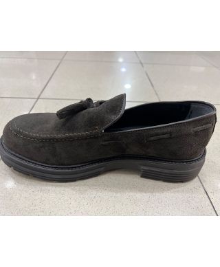 Mocassino scamosciato, Mauro - Vera pelle