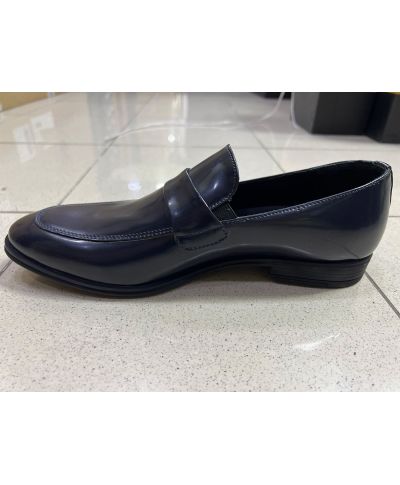 Mocassino blu, Favoloso - Spazzolato