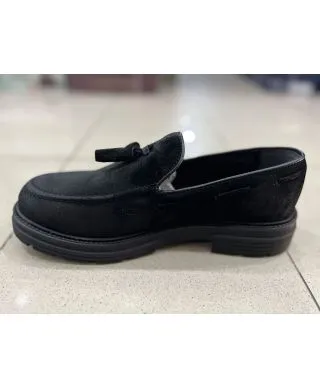 Mocassini neri, scamosciati - Mauro