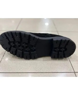 Mocassini neri, scamosciati - Mauro