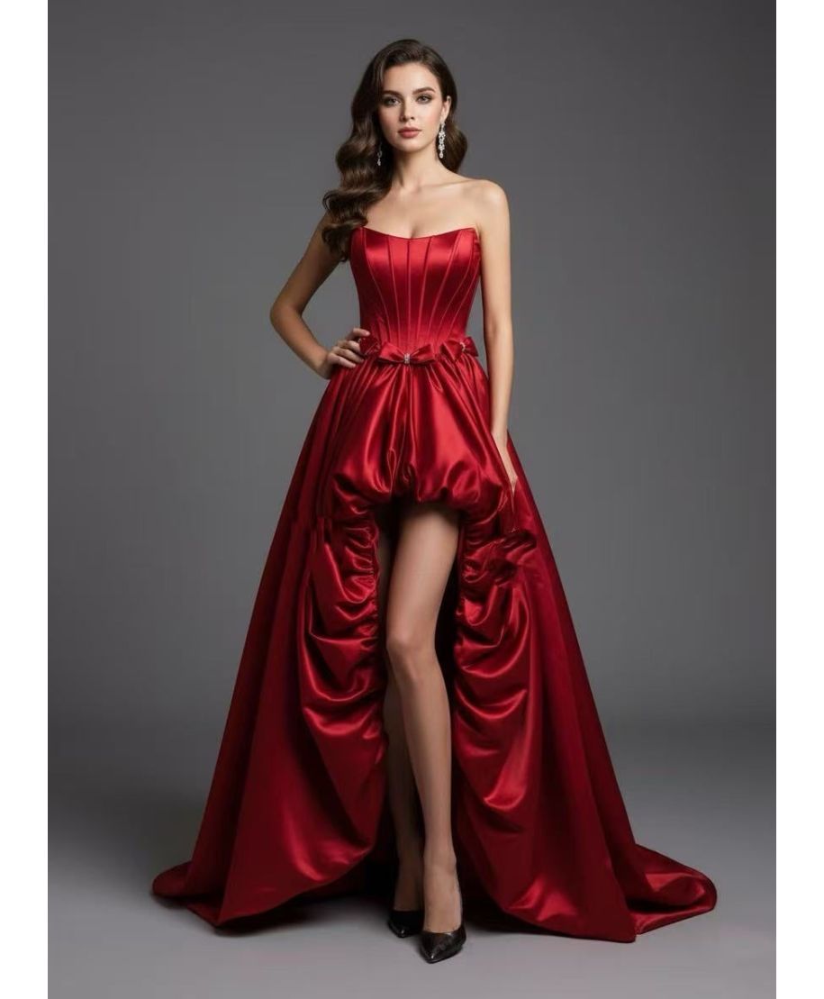 Abito da cerimonia rosso rubino - Fantastica Abiti da diciottesimo compleanno - Gogolfun.it