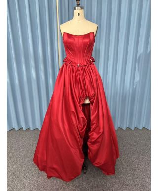 Abito da cerimonia rosso rubino - Fantastica