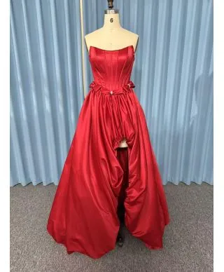 Abito da cerimonia rosso rubino - Fantastica