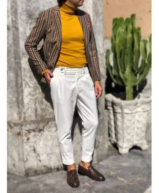 Pantaloni bianchi, chino - Paul Miranda