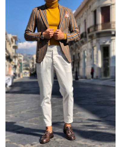 Pantaloni bianchi, chino - Paul Miranda