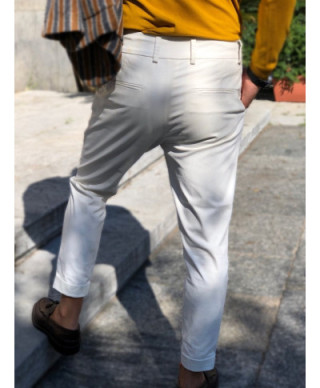 Pantaloni bianchi, chino - Paul Miranda