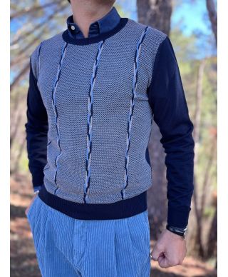 Maglione uomo particolare - Paul Miranda - Made in Italy