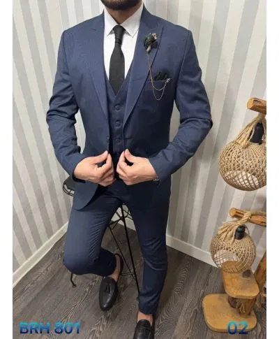 Abito uomo blu - Con gilet
