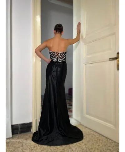 Vestito da cerimonia con corpetto gioiello - Nizza - Vestiti da diciottesimo - Gogolfun.it