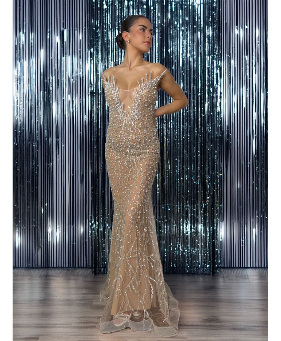 Abito da diciottesimo effetto nude - Nefer - Vestiti diciottesimo - Gogolfun.it