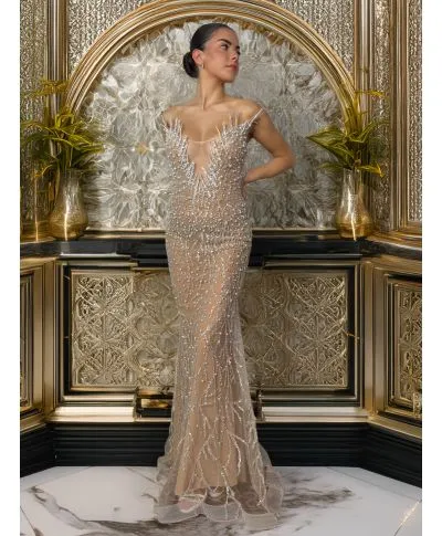 Abito da diciottesimo effetto nude - Nefer - Vestiti diciottesimo - Gogolfun.it