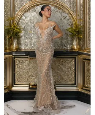 Abito da diciottesimo effetto nude - Nefer - Vestiti diciottesimo - Gogolfun.it