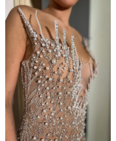 Abito da diciottesimo effetto nude - Nefer - Vestiti diciottesimo - Gogolfun.it