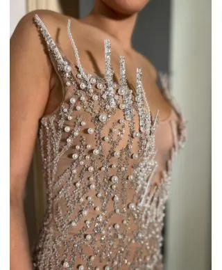 Abito da diciottesimo effetto nude - Nefer - Vestiti diciottesimo - Gogolfun.it