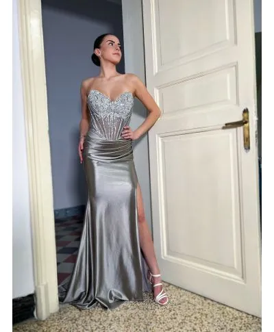 Vestito da cerimonia con corpetto gioiello - Nizza - Diciottesimo - Gogolfun.it