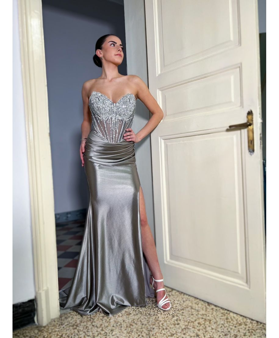 Vestito da cerimonia con corpetto gioiello - Nizza - Diciottesimo - Gogolfun.it