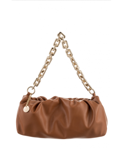 Borsa donna, marrone con tracolla