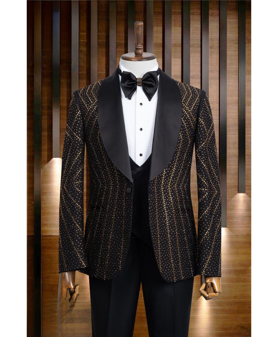 Smoking Uomo con Swarovski – Memphis - Diciottesimo e Sposo