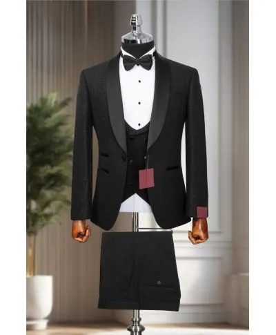 Smoking Uomo Tre Pezzi - Nero - Sincity